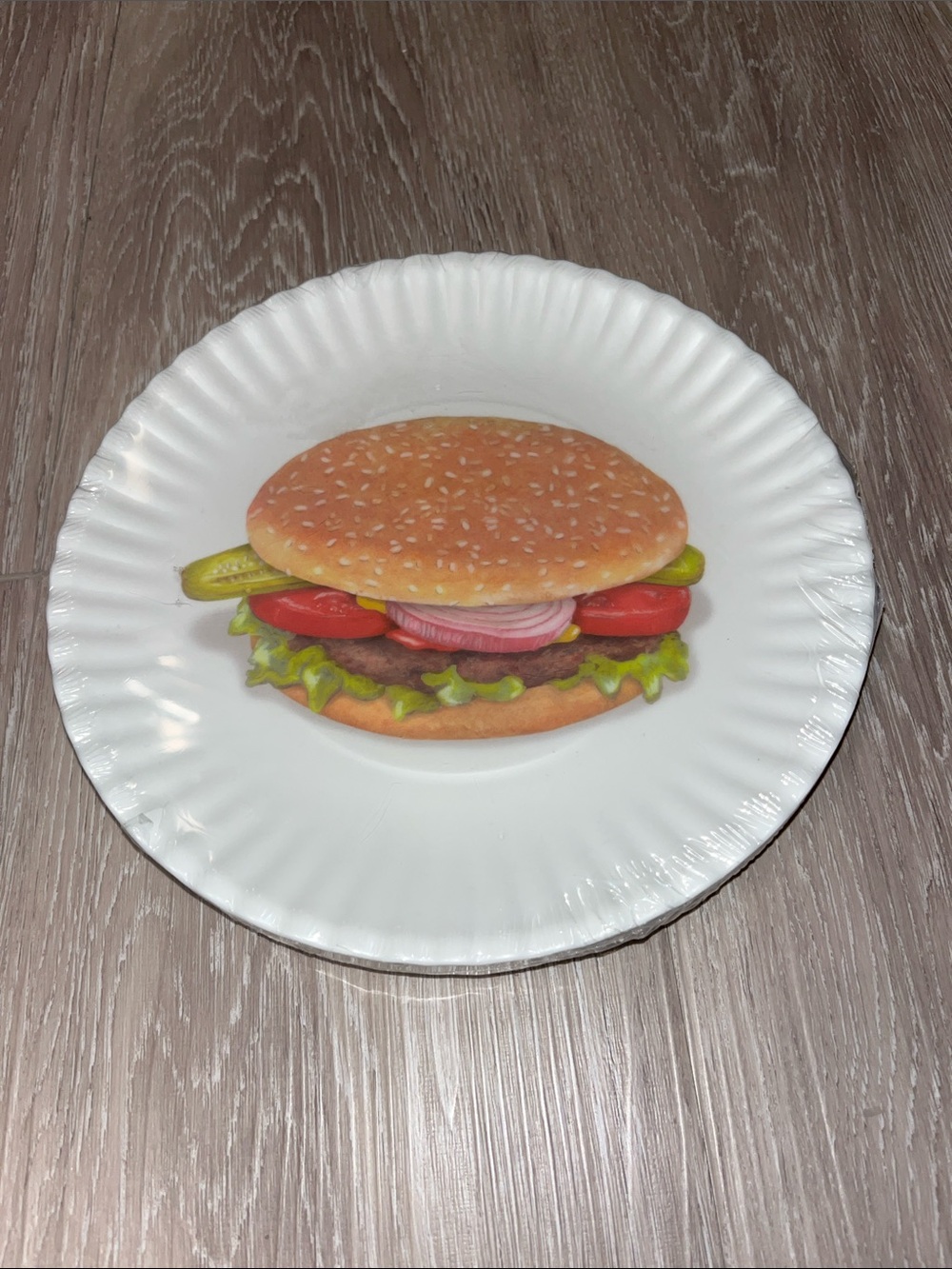 NEW BBQ Picnic 9-inch Melamine Plates Mary Lake-Thompson set of 4